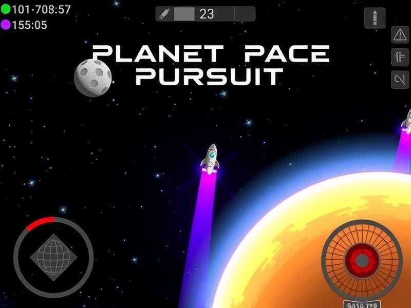 Planet Pace Pursuit Game Screenshot